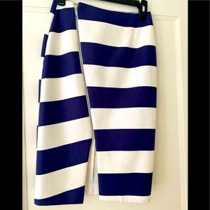 NICHOLAS navy and white skirt made in Australia. Size 4.